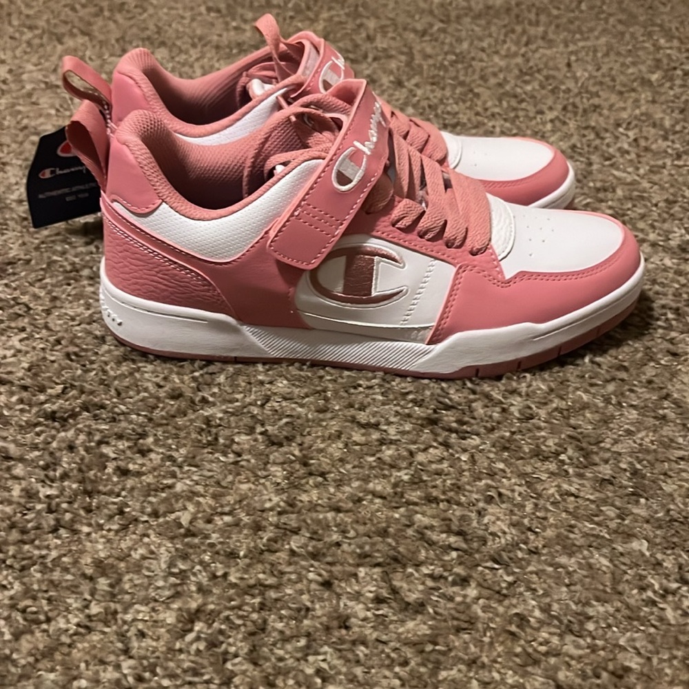 BRAND NEW pink and white, Champion, size 9 1/2 athletic, super comfortable shoes